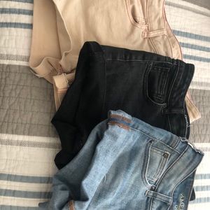 Three pairs of American Eagle Shorts.. size 0